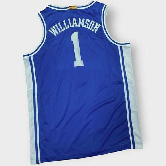 Nike Dri-FIT Elite Duke Zion Williamson Basketball Jersey CN3022-480 size L (a) - Picture 6 of 12